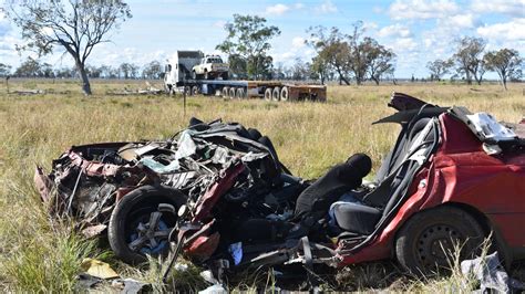 Dalby Crash Woman Killed Man Flown To Pa Hospital After Car And Truck