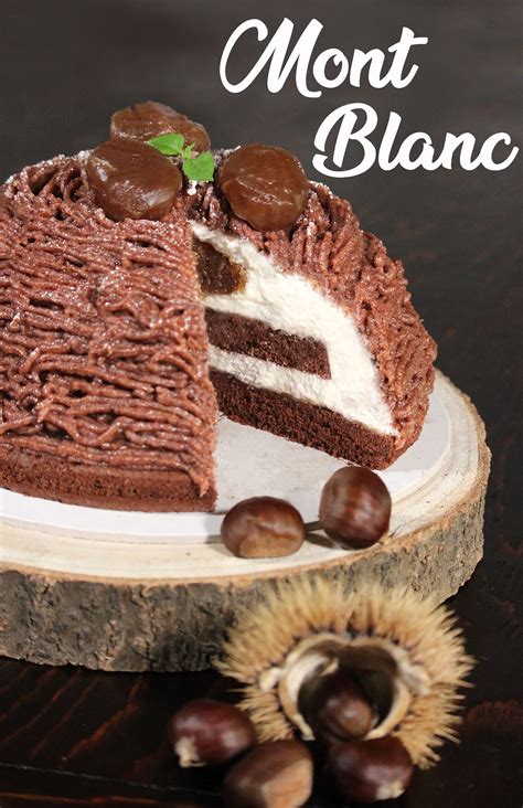 How To Make Mont Blanc Cake Mont Blanc Monte Bianco In Italian Is