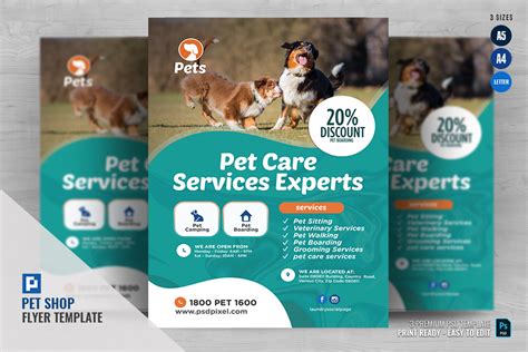 Pet Care Company Flyer Graphic By Psdpixel · Creative Fabrica