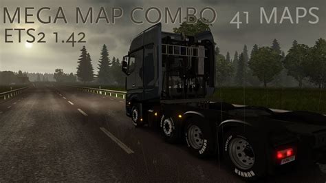 41 Maps Mega Combo ETS2 1 42 Incl Promods EAA Rusmap Roextended