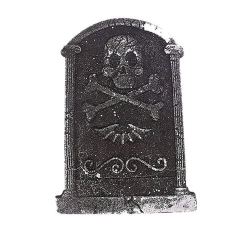 Halloween Foam Tombstone Skeleton Tombstone Haunted House Rip Stone Grisly Props Party Decor