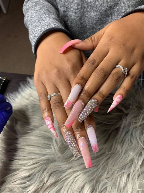 Claws Pin Kjvougee 💕 Bling Acrylic Nails Drip Nails Acrylic