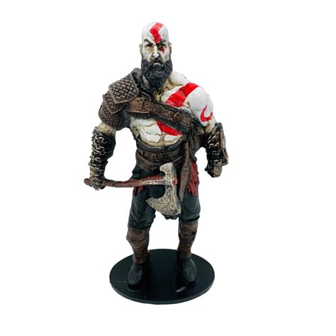 Boneco Kratos God Of War 4 Colecionaveis Miniatura Estatueta