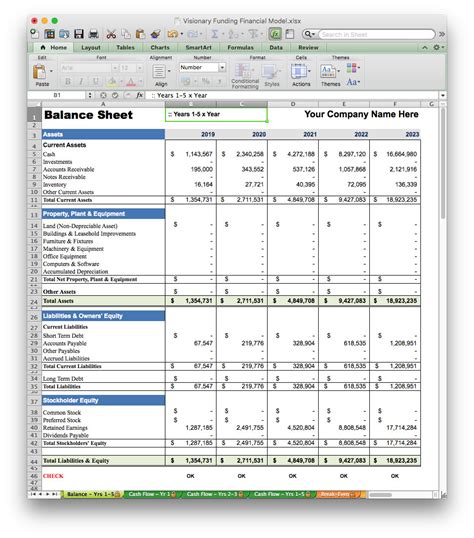 Business Plan Financial Template Excel Download – KAESG BLOG