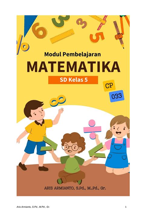 Modul Ajar Matematika Kelas 5 Kurikulum Merdekapdf