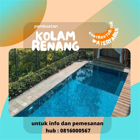 Kontraktor Pembuatan Waterpark Kolam Pribadi Dan Fiberglass