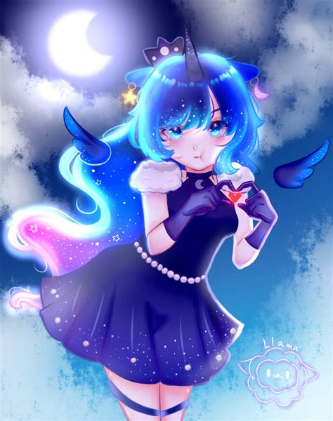 Luna As A Human From Mlp By Llamafloof On Deviantart