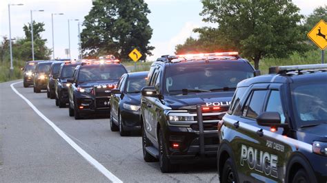 Procession for Port Chester officer Christopher Bernal killed in crash