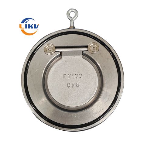 Stainless Steel Swing Flapper Potable Water Check Valve One Way Flow Valve Check Valve And