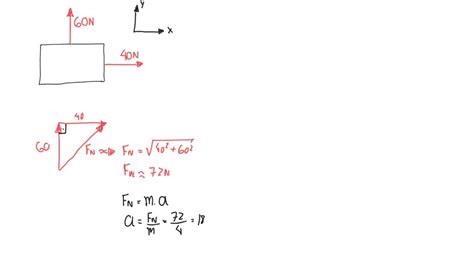 SOLVED Ssm Only Two Forces Act On An Object Mass 4 00 Kg As In