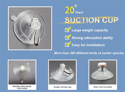 Custom Hundreds Of Shapes And Sizes Suction Cup Lass Pvc Sution Cup