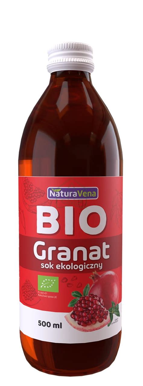 Sok Z Granatu 100 BIO 500 Ml Naturavena