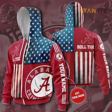 Alabama Crimson Tide zipper hoodies