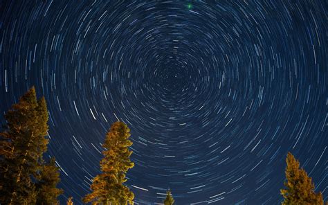 Star Tracks at Lake Tahoe MacBook Air Wallpaper Download | AllMacWallpaper