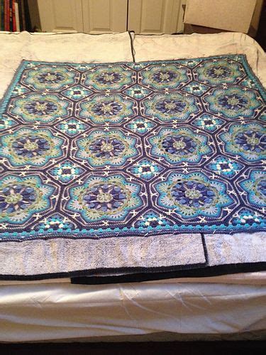 Ravelry Project Gallery For Persian Tile Blanket Pattern By Jane