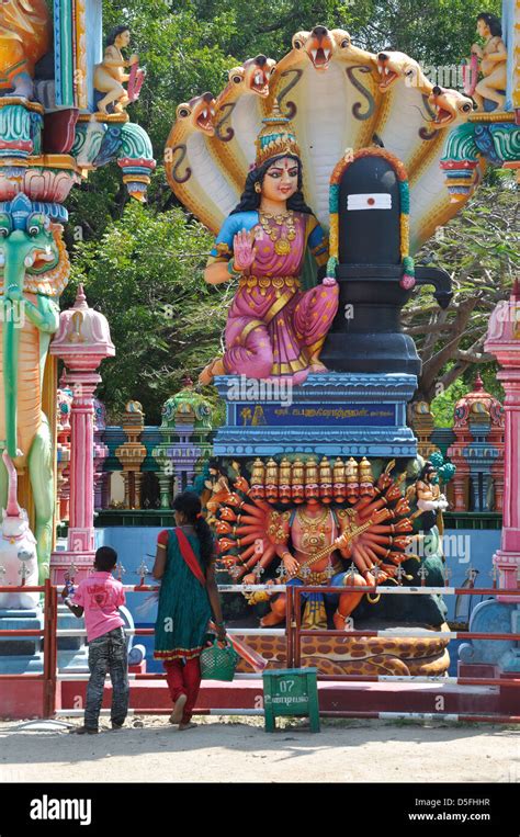 nagapooshani amman kovil nainativu sri lanka stock photo alamy