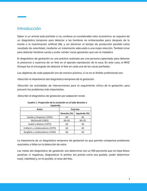 Solution Diagnostico De Gestacion Por Palpacion Rectal En Bovinos De