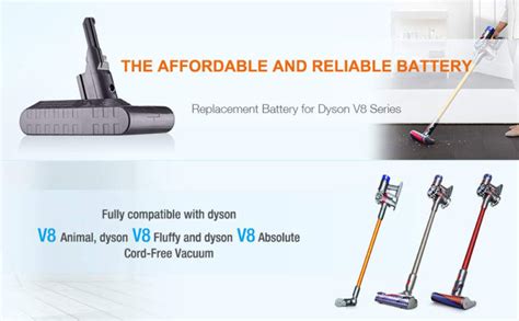 BEST DYSON V8 REPLACEMENT BATTERY: THE AFFORDABLE AND RELIABLE BATTERY - Powertoollab