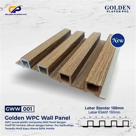 Jual Wpc Panel Panel Dinding Wpc Golden Tangerang Golden Roof Polymer