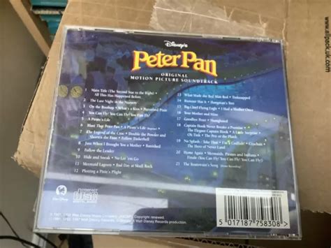 WALT DISNEYS PETER Pan Original Soundtrack CD FREE Shipping EUR 5 84