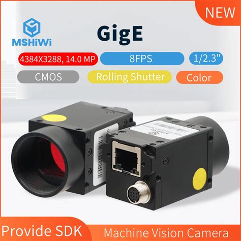 Gigabit Ethernet Gige Vision Industrial Camera Mp Color Cmos