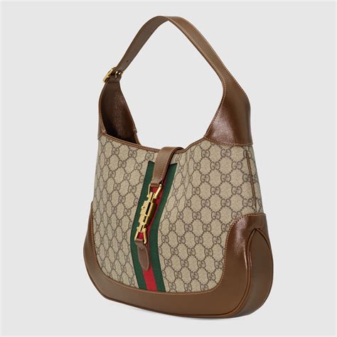 Borsa Hobo Jackie 1961 Misura Media In Tessuto GG Supreme GUCCI Italia