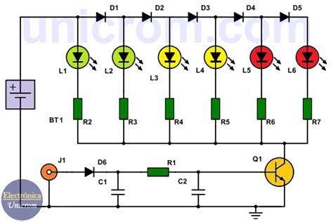 Transistor Diagrama Con Led