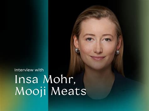 Origin Story Interview W/ Insa Mohr, Mooji Meats