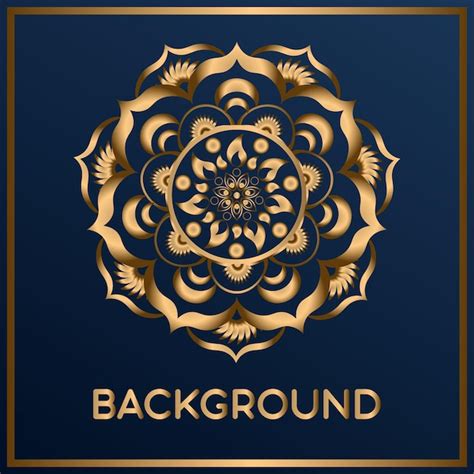 Premium Vector Luxury Golden Ornamental Mandala Design