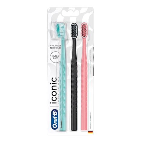 Escova Oral B Iconic 3 Unidades Drogarias Pacheco