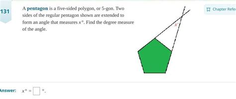 A Pentagon Is A 5 Sided Polygon Or 5 Gon Two Sides Of The Rectangular