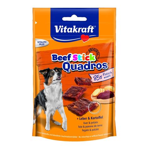 Vitakraft Beef Stick Quadros Plus Leber Kartoffel X G Hund