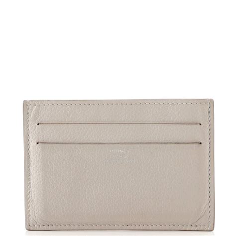 Hermes Citizen Twill Card Holder Leather with Silk | Grailed