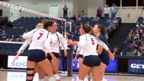 DBU Volleyball Highlights Vs No 14 Tarleton State YouTube