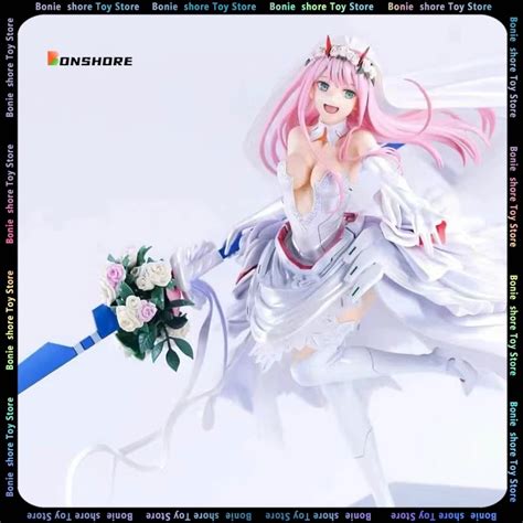 25cm Darling In The Franxx Zero Two For My Darling Original Japanese Figure Pure Girl Model