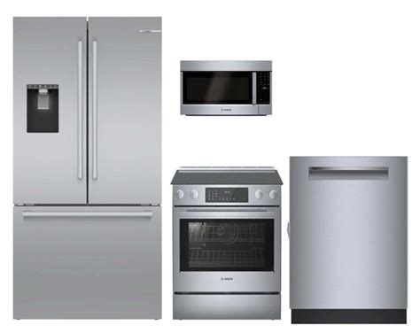 Bosch 4 Piece Stainless Steel Kitchen Package | Albert Lee | Seattle, Tacoma, Bellevue