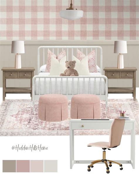 Tilly Upholstered Bed Curated On LTK Pink Girls Bedroom Decor Girls