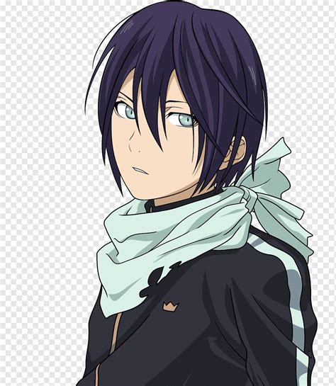 Noragami Yato No Kami Anime Drawing Fan Art Vinyl Poster Purple Blue