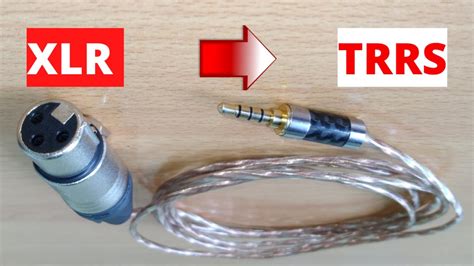 How To Make An XLR To TRRS Cable YouTube