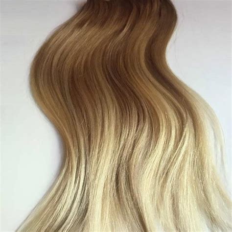 Medium Golden Blonde Balayage Tape In Hair Extensions Silky Etsy