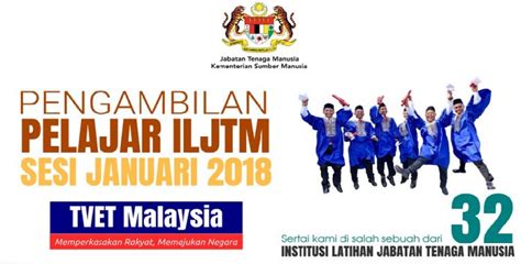 Senarai Institusi Latihan Kemahiran Yang Lepasan SPM Boleh Mohon