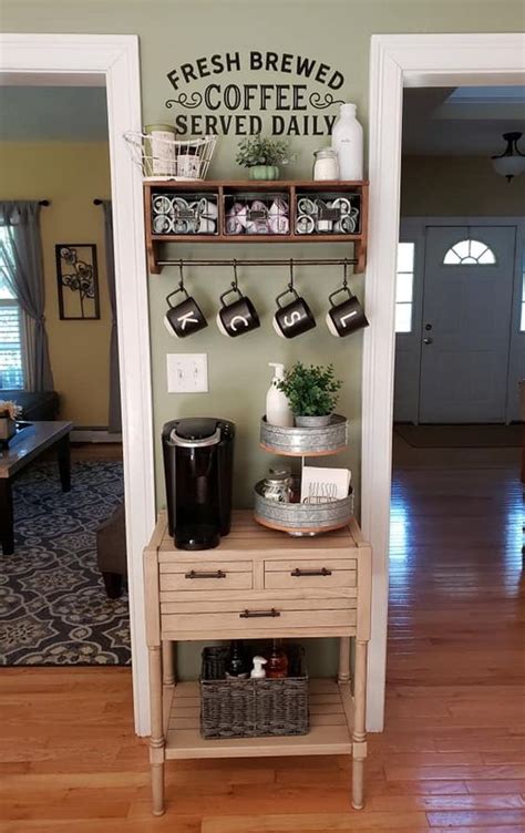 21 Creative And Functional Coffee Bar Ideas For Small Spaces Coffee