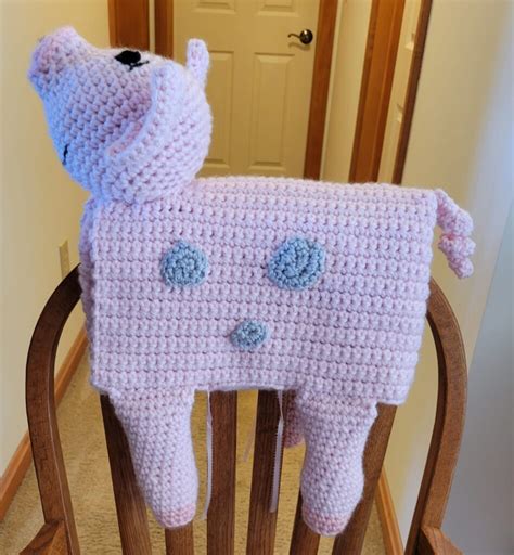 Cuddle and Play Crochet Pig Blanket – Crochet Arcade