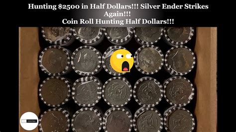 Hunting 2500 In Half Dollars Silver Ender Strikes Again Coin