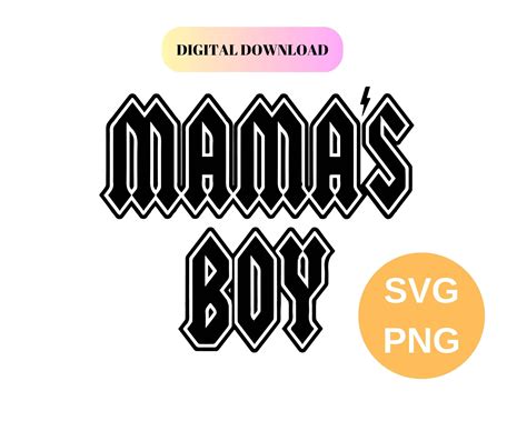 Mamas Boy Svg For Silhouette Or Cricut Machine Baby Boy Svg Png For