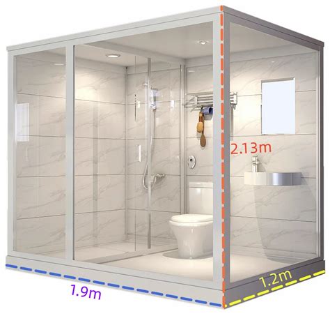 Hotel Integrated Bathroom Pod Prefabricated Bathroom Pod Luxury