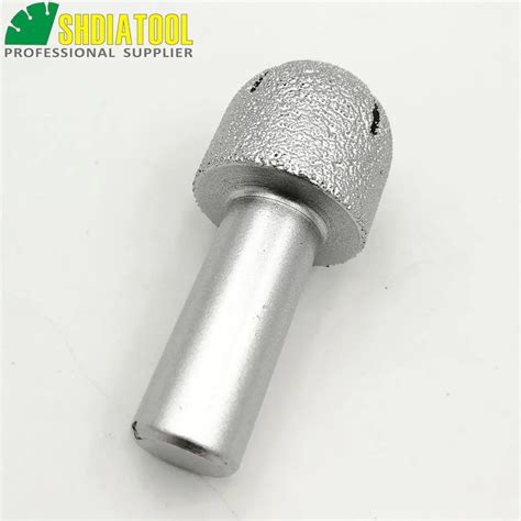 Radius 12mm Round Brazed Diamond Router Bits With 1 2 Shank For Slab