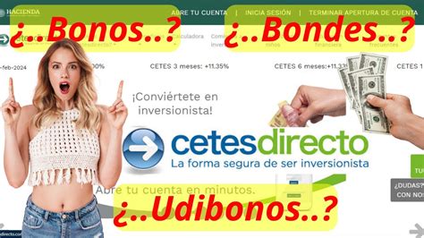 QUÉ SON y CÓMO FUNCIONAN los CETES BONOS BONDES y UDIBONOS