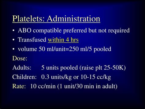 PPT - Indications for Platelet Transfusion PowerPoint Presentation - ID ...