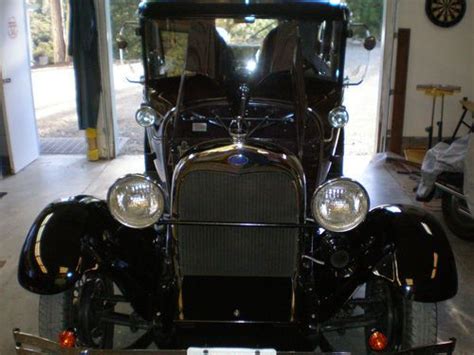 Find New Ford Model A Briggs Body Town Sedan Stock Restored